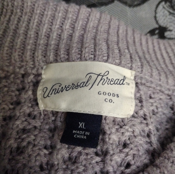 Lavender knitted sweater - Picture 3 of 3
